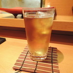 日本橋橘町　都寿司 - ウーロン茶