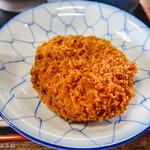 ヨコクラうどん - メンチカツ お薦めです