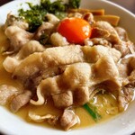 麺屋　たか - 豚バラ肉アップ