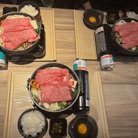 黄金出汁しゃぶと江戸前寿司 肉のあさつ 梅田お初天神店 - 