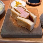 とんかつ乃ぐち - ヒレカツサンド