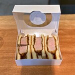 とんかつ乃ぐち - ヒレカツサンド(2,000円)