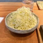 とんかつ乃ぐち - キャベツ千切り