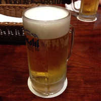 かに道楽 川崎店 - 生でビール(中ジョッキ) ¥700(外税)