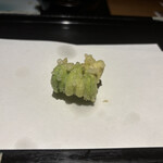 天ぷら 大坂屋 草哲 - そら豆