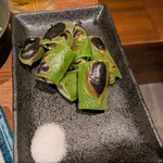 京橋 炉端焼 ロバ - 焼空豆