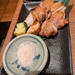 京橋 炉端焼 ロバ - 鶏の塩焼き