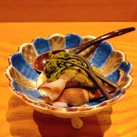 四季膳 ほしや - 先付　生湯葉　わらび　ほたるいか