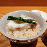 四季膳 ほしや - 食事　鯛めし　行者にんにく