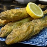 大衆料理　川治 - 鮎の唐揚げ