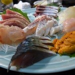 大衆料理　川治 - 刺身7点盛 