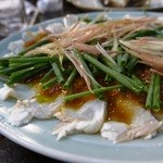 大衆料理　川治 - 正才ふぐの湯引き