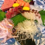 刺身の盛り合わせ