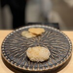 立ち食い鮨極 - 白エビ昆布締め