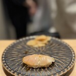 立ち食い鮨極 - 太刀魚炙り