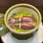 THE SUSHI TOKYO 旬 - ホタルイカの茶碗蒸し