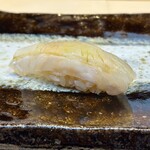 THE SUSHI TOKYO 旬 - ヒラメの昆布締め