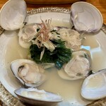 魚崎酒場 きりん - はまぐりの酒蒸し