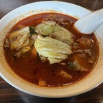 元祖肉そば みちのくラーメン - 辛肉そば（辛さ2倍）