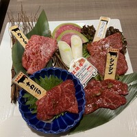 松阪牛　田じま - 松崎牛赤身肉4種盛
