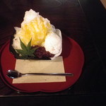 台の茶屋 - かき氷(みかん)　600円
