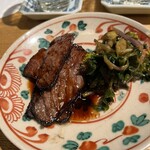 洋食堂 すずき - 平井牛の炙りと山山葵醤油漬け