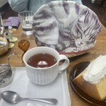 猫の庭 - キーマンとシフォンケーキ