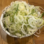 つけ麺 いちびり - ネギトッピング@120円