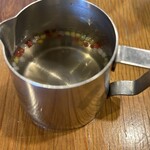 つけ麺 いちびり - スープ割り☺️