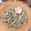 石はら - 桜葉が練り込まれたさくら蕎麦