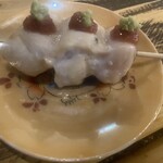 炭焼呑処 うまとら - 串焼き　ササミの梅わさび