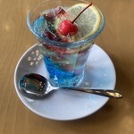 喫茶室baton - 五色のゼリーポンチ［青の時間］¥825