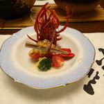 絆＋ - （2014年7月）誕生月ということでサービスの伊勢エビ