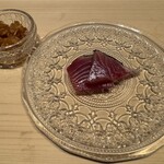 佐たけ - 鰹　玉ねぎ醤油