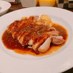 BAR食堂CORAZON - 鶏肉のステーキ