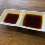 とんかつ 蒼樹 - 醤油とポン酢