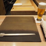 割烹さいお - 期待膨らむ瞬間に乾杯