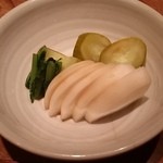 とり喜 - お新香