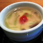 明月記 - 【蒸物】冷製茶碗蒸し（銀餡・梅肉）