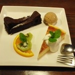 雪詩慕雲 - ケーキプレート