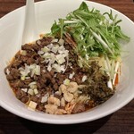 汁なし担担麺ピリリ - 白胡麻担々麺。