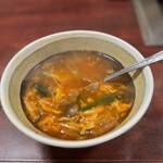 焼肉家東貴 - ユッケジャンスープ