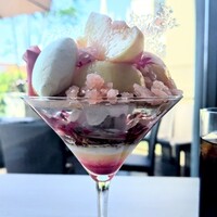 四季庭 カフェ＆レストラン - ■Fresh Peach Parfait(2024.8月)