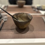 Cuisine Lien - えんどう豆のポタージュ
      ※写真撮る前にたべてしまいました
        抹茶のように鮮やかな緑の色味でした