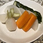 伸喜 - ぬか漬け　絶対頼んだ方がいい