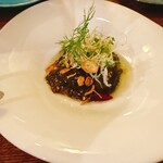 旬菜バール リカリカーレ - もずくのアテペペロンソース