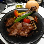 ビルボードライブ大阪 - 2014.07　メインのスペアリブと焼き野菜