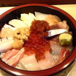 寿し忠 - 海鮮丼　1,600円ﾌﾟﾗｽ消費税
