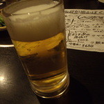 Robata Kaba - 生ビール（飲み放題）