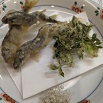 割烹 市川 - 鮎の天ぷら